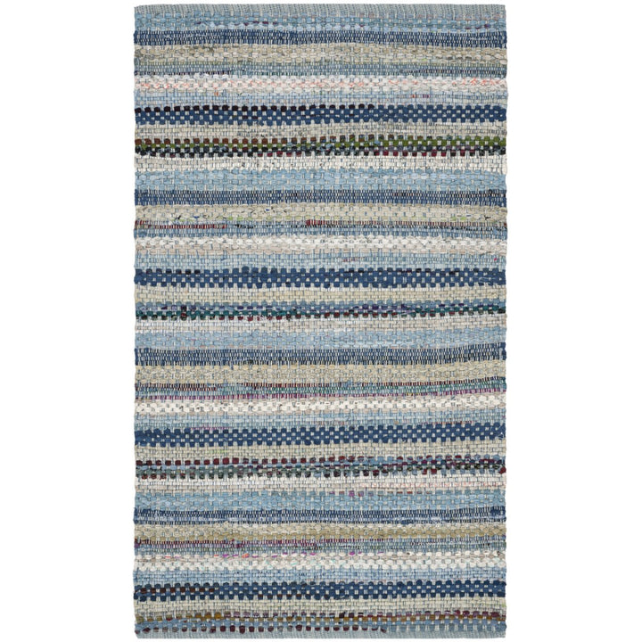 SAFAVIEH Montauk MTK975B Handwoven Blue / Multi Rug Image 7