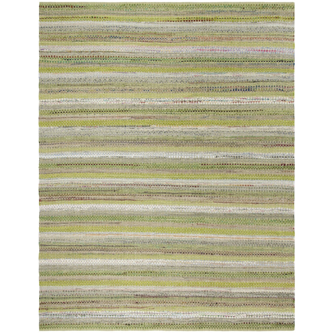 SAFAVIEH Montauk MTK975G Handwoven Green / Multi Rug Image 1