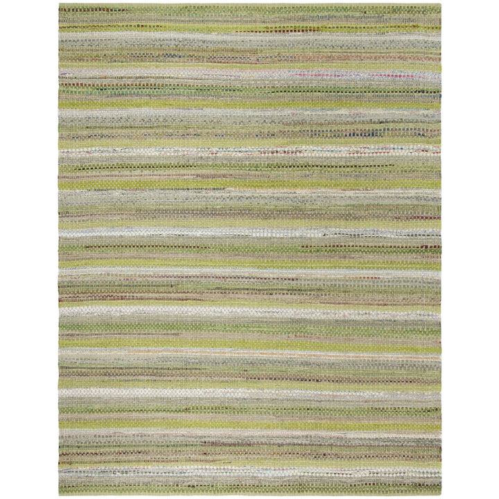 SAFAVIEH Montauk MTK975G Handwoven Green / Multi Rug Image 1