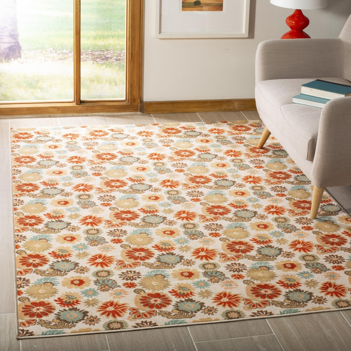 SAFAVIEH Metropolis MTP523-1391 Beige / Multi Rug Image 1