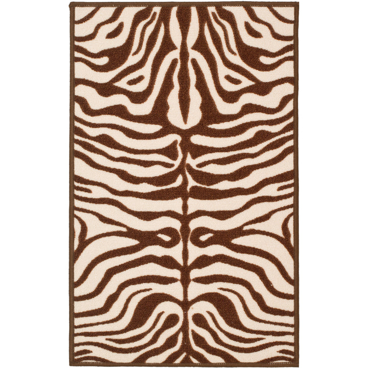 SAFAVIEH Metropolis MTP527-1125 Creme / Brown Rug Image 1