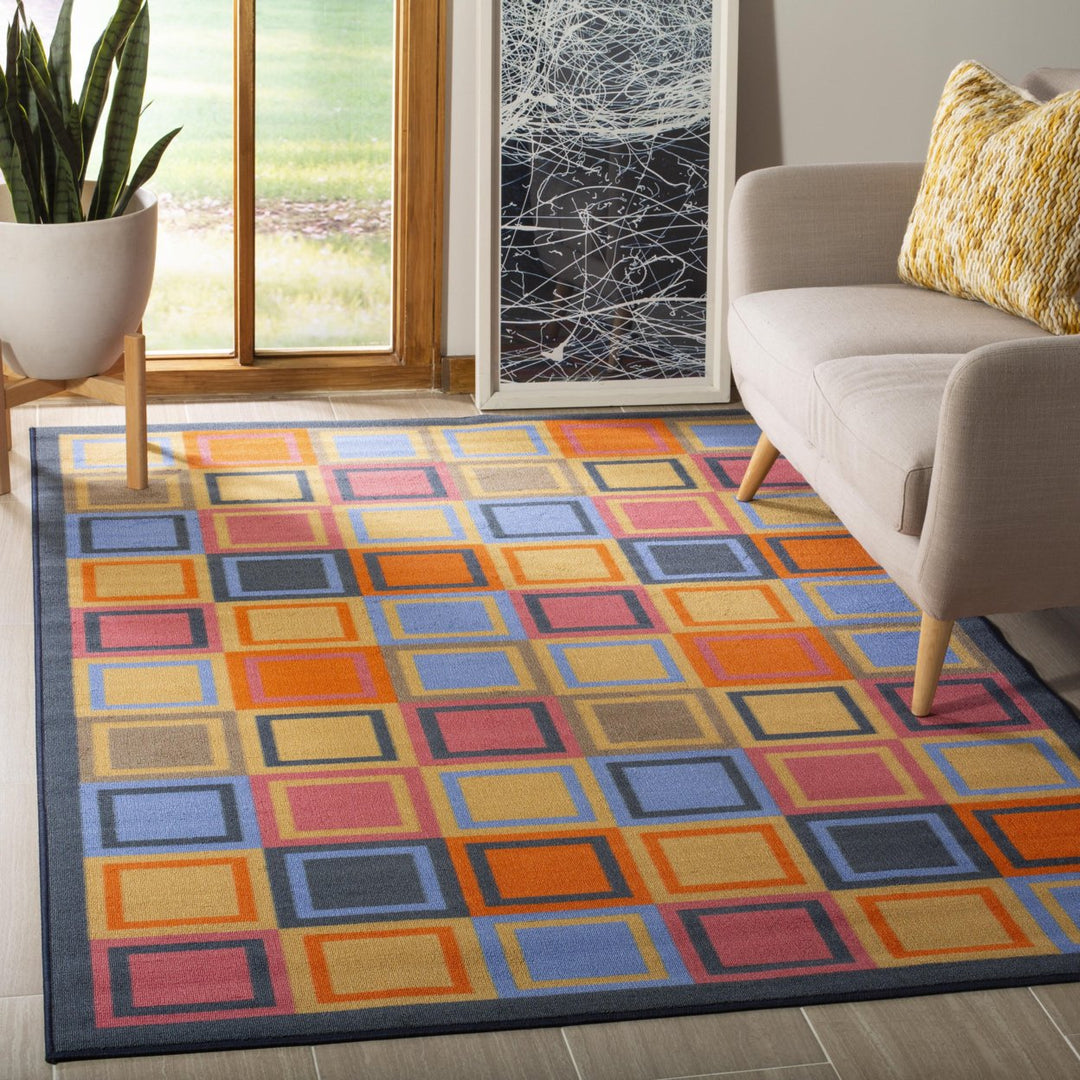 SAFAVIEH Metropolis MTP531-6591 Blue / Multi Rug Image 1