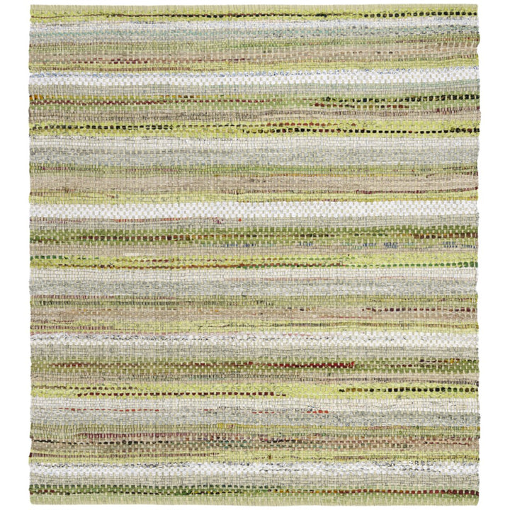 SAFAVIEH Montauk MTK975G Handwoven Green / Multi Rug Image 4