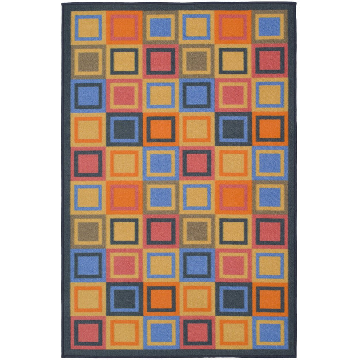 SAFAVIEH Metropolis MTP531-6591 Blue / Multi Rug Image 2