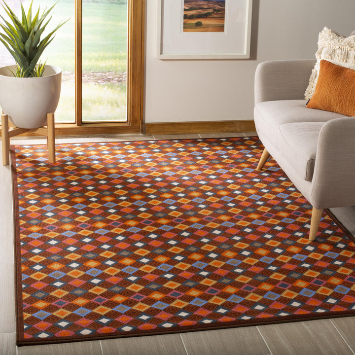 SAFAVIEH Metropolis MTP529-2591 Brown / Multi Rug Image 1