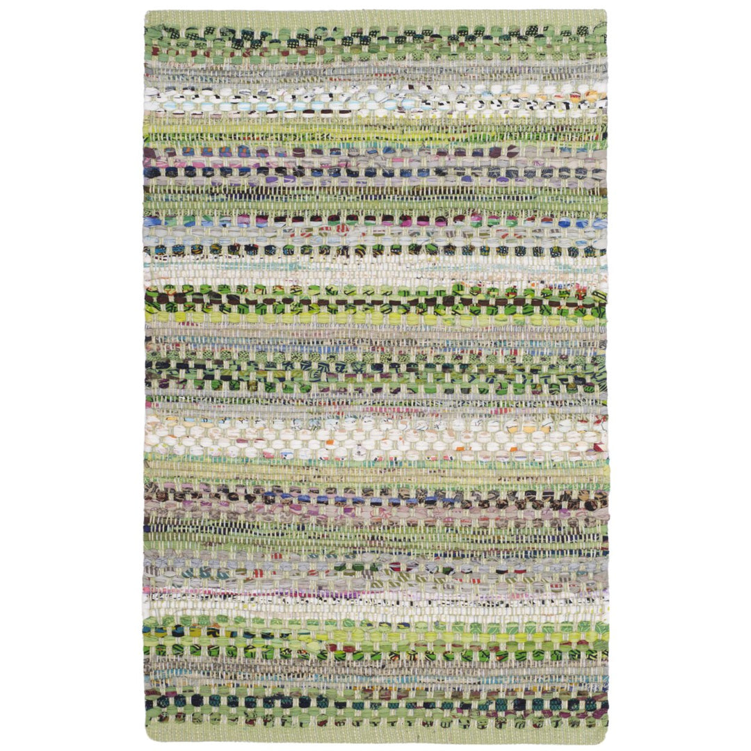 SAFAVIEH Montauk MTK975G Handwoven Green / Multi Rug Image 6