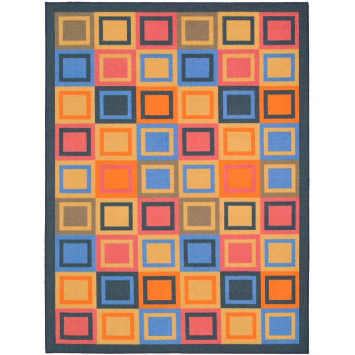 SAFAVIEH Metropolis MTP531-6591 Blue / Multi Rug Image 4