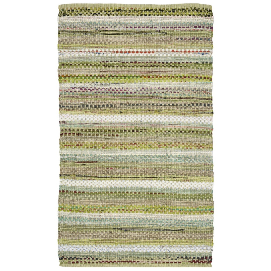 SAFAVIEH Montauk MTK975G Handwoven Green / Multi Rug Image 7