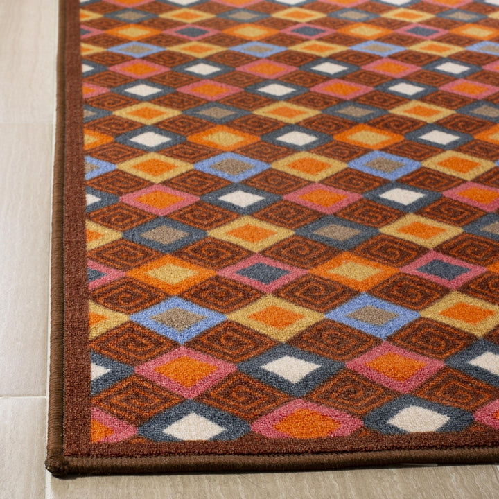 SAFAVIEH Metropolis MTP529-2591 Brown / Multi Rug Image 3