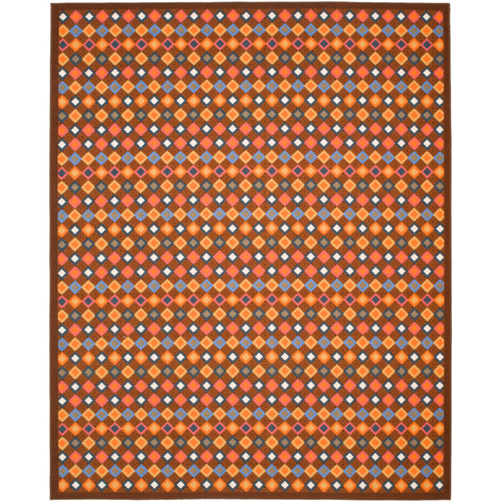 SAFAVIEH Metropolis MTP529-2591 Brown / Multi Rug Image 1