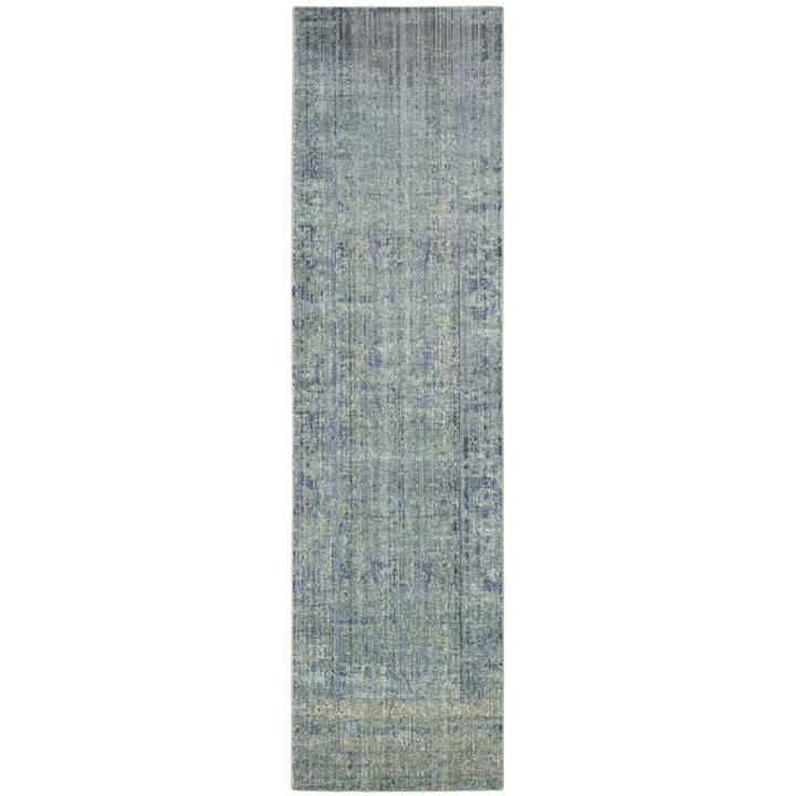 SAFAVIEH Mystique Collection MYS920G Green / Multi Rug Image 3