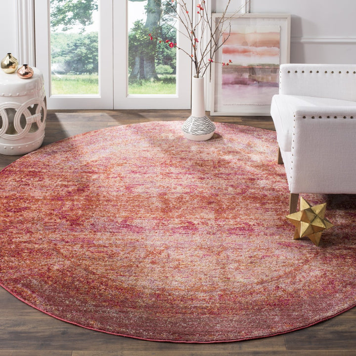 SAFAVIEH Mystique Collection MYS920P Rust / Multi Rug Image 2