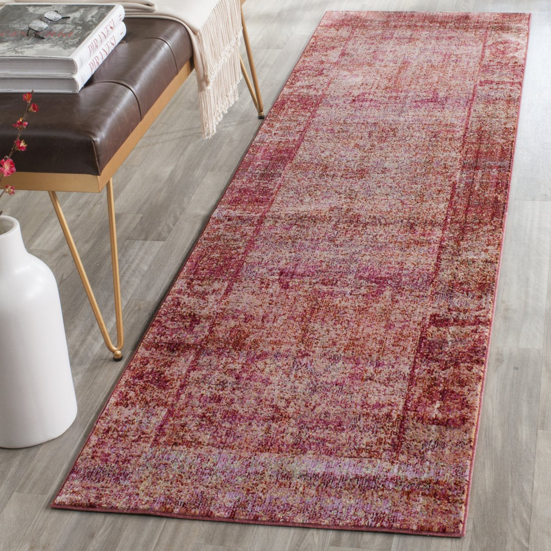 SAFAVIEH Mystique Collection MYS920P Rust / Multi Rug Image 3