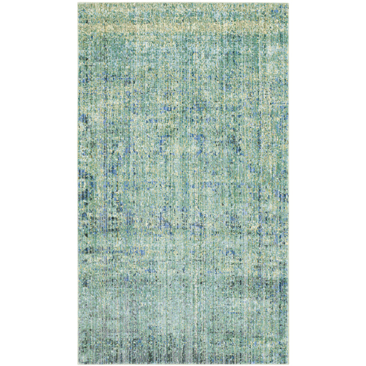 SAFAVIEH Mystique Collection MYS920G Green / Multi Rug Image 1