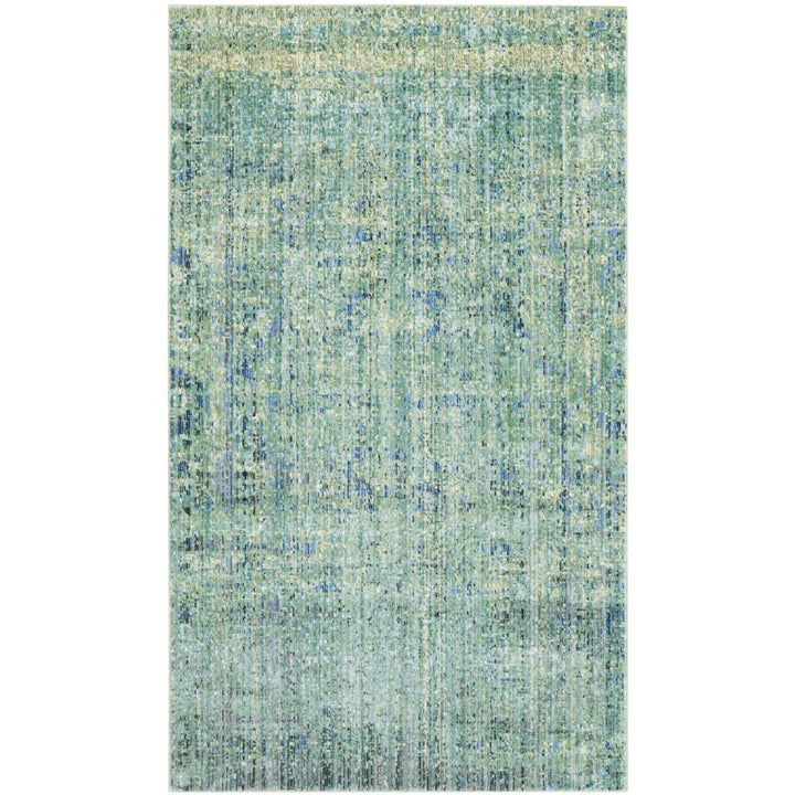 SAFAVIEH Mystique Collection MYS920G Green / Multi Rug Image 8