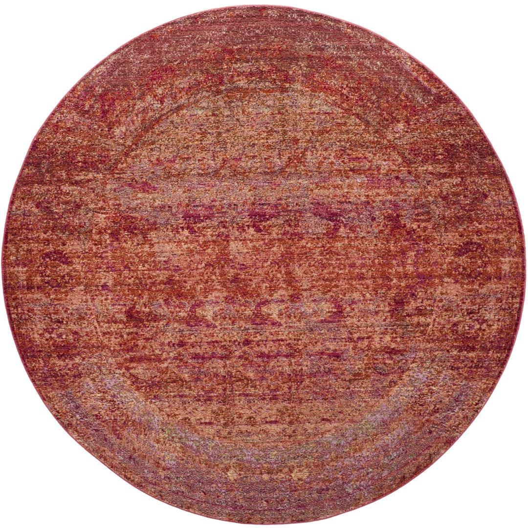 SAFAVIEH Mystique Collection MYS920P Rust / Multi Rug Image 4