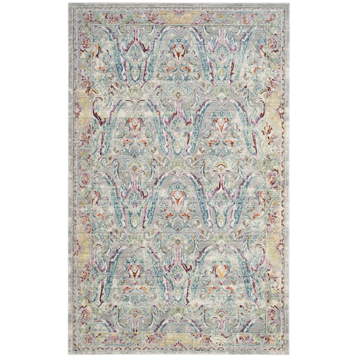 SAFAVIEH Mystique Collection MYS925L Grey/Light Blue Rug Image 9