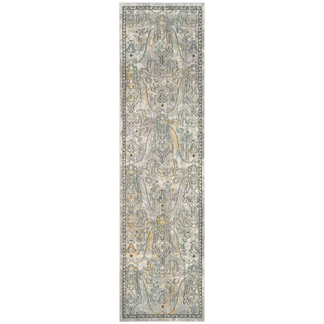 SAFAVIEH Mystique Collection MYS925R Grey / Multi Rug Image 5