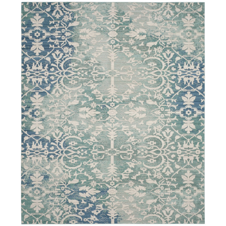 SAFAVIEH Mystique Collection MYS927F Blue / Ivory Rug Image 1