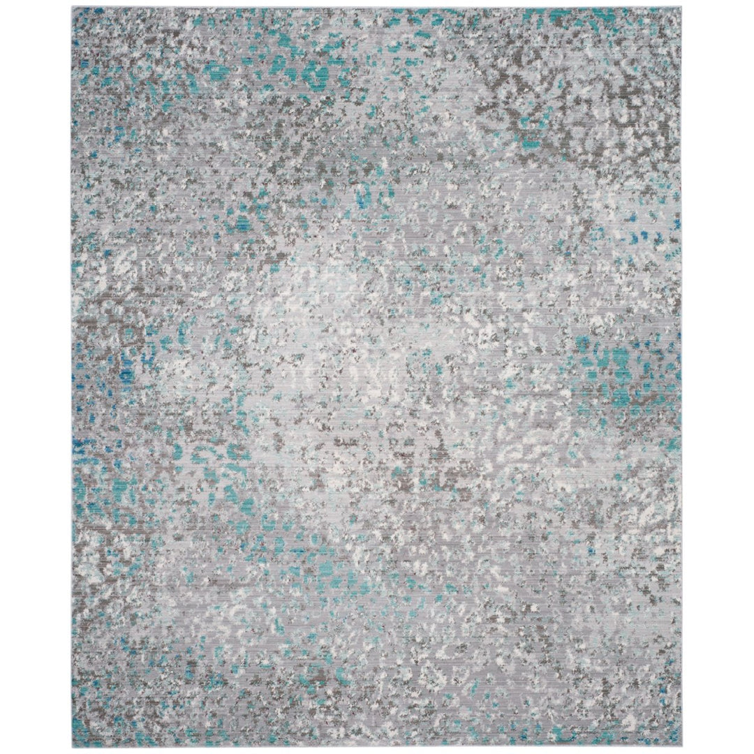 SAFAVIEH Mystique Collection MYS977L Grey/Light Blue Rug Image 1