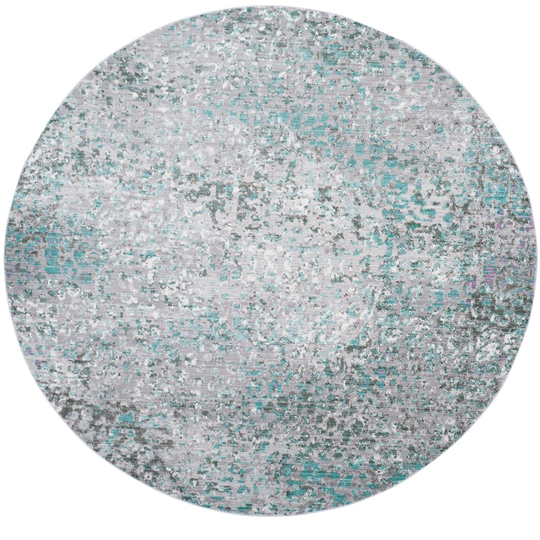 SAFAVIEH Mystique Collection MYS977L Grey/Light Blue Rug Image 4