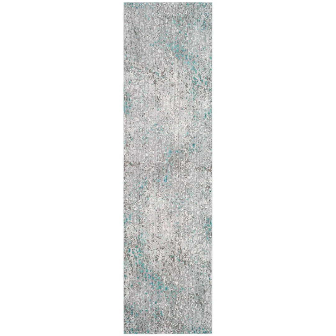 SAFAVIEH Mystique Collection MYS977L Grey/Light Blue Rug Image 5