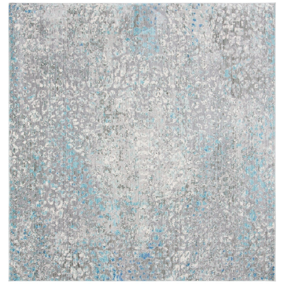 SAFAVIEH Mystique Collection MYS977L Grey/Light Blue Rug Image 1