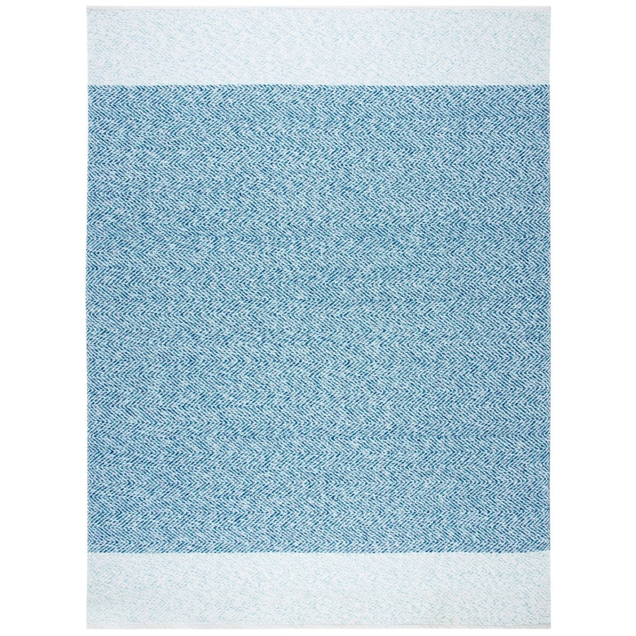 SAFAVIEH Nantucket NAN148M Handmade Ivory / Blue Rug Image 1