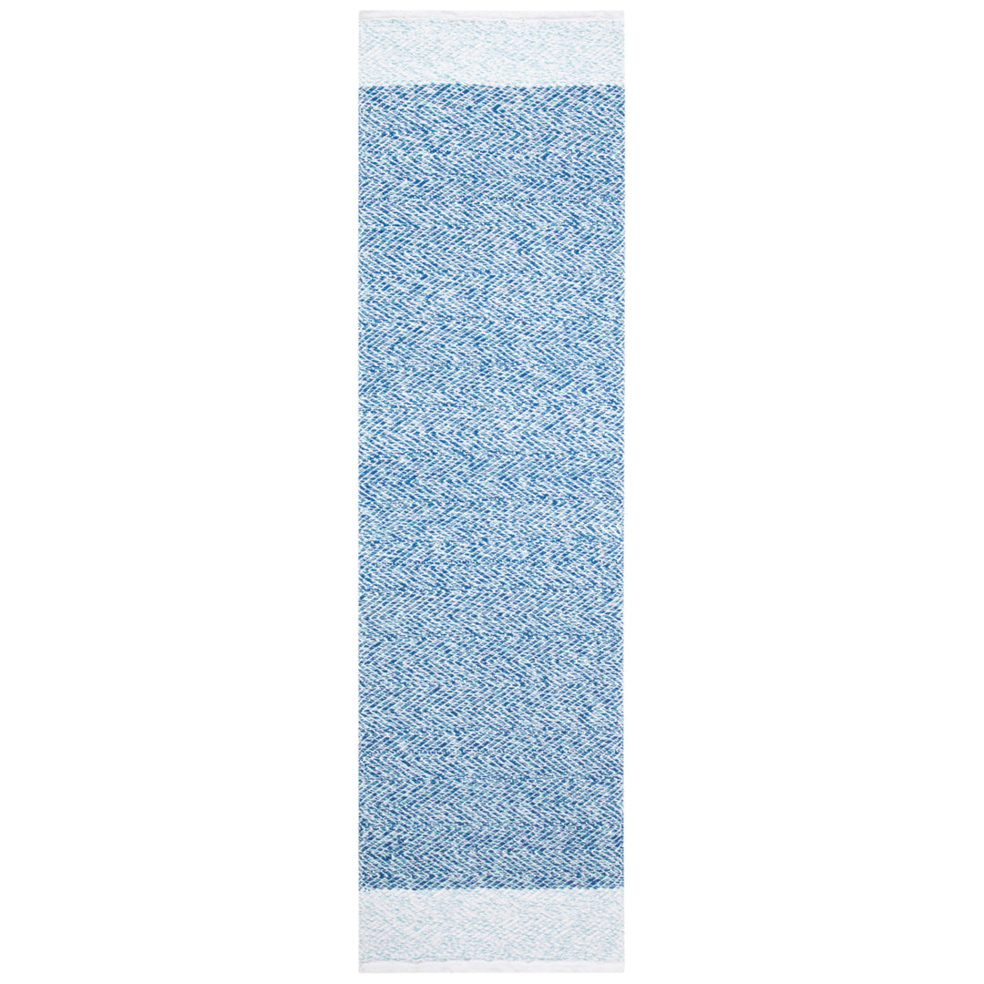 SAFAVIEH Nantucket NAN148M Handmade Ivory / Blue Rug Image 3