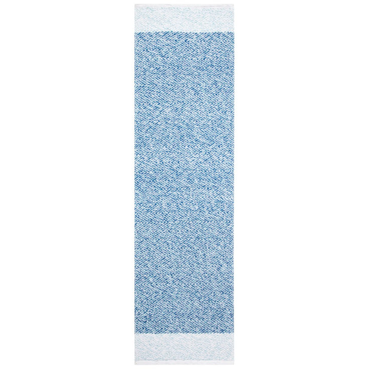 SAFAVIEH Nantucket NAN148M Handmade Ivory / Blue Rug Image 1