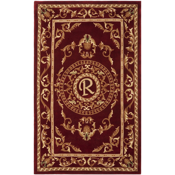 SAFAVIEH Naples Collection NA519R Handmade Burgundy Rug Image 1