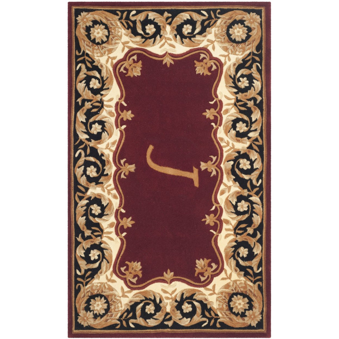 Safavieh NA520J Naples Maroon / Beige Image 3