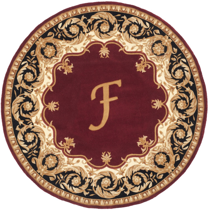 SAFAVIEH Naples NA520F Handmade Maroon / Beige Rug Image 3