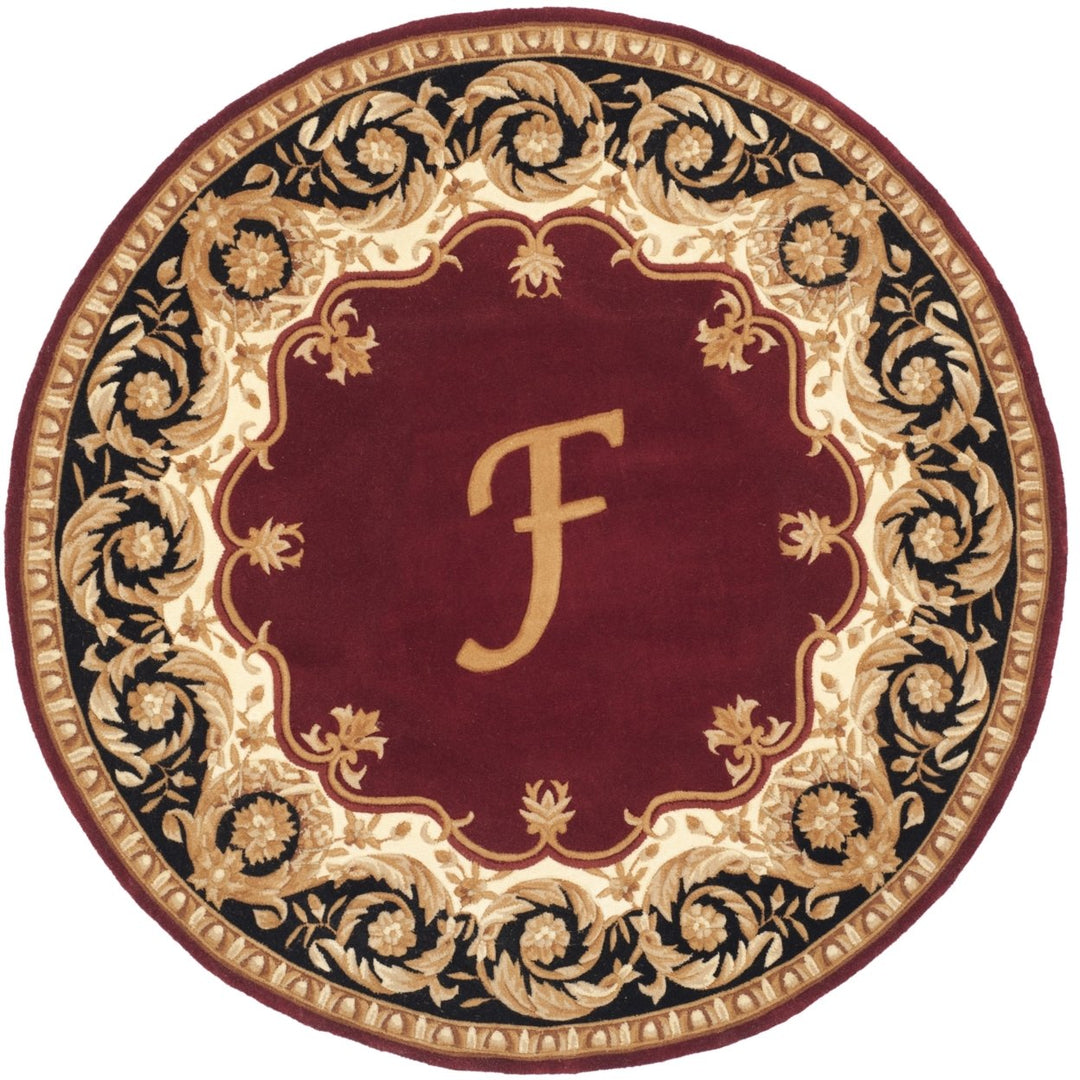 SAFAVIEH Naples NA520F Handmade Maroon / Beige Rug Image 1