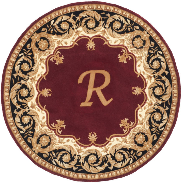 SAFAVIEH Naples NA520R Handmade Maroon / Beige Rug Image 2