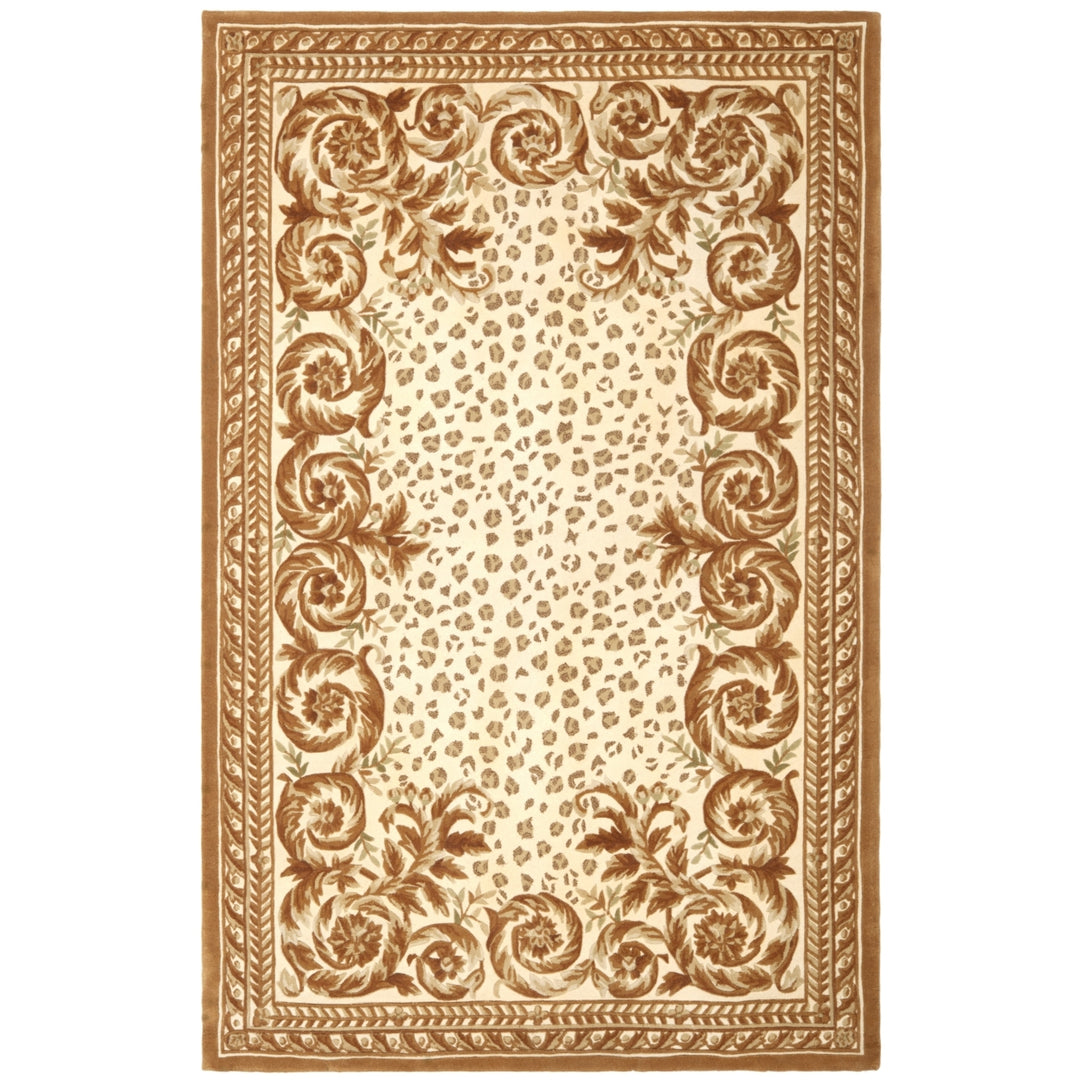 SAFAVIEH Naples NA702A Handmade Sand / Stone Rug Image 1