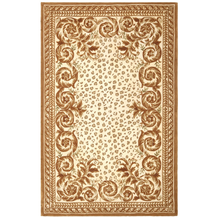 SAFAVIEH Naples NA702A Handmade Sand / Stone Rug Image 1