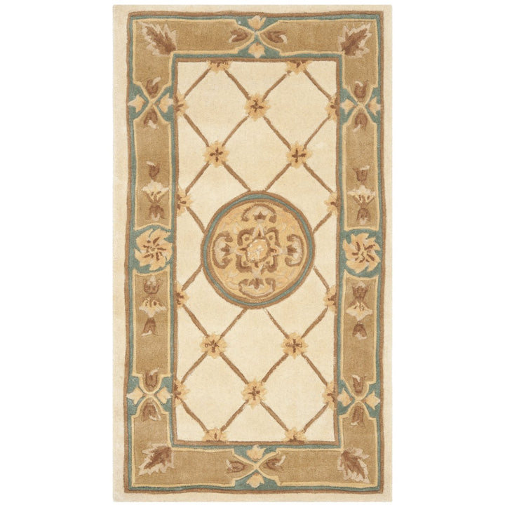 SAFAVIEH Naples NA523B Handmade Ivory / Caramel Rug Image 1