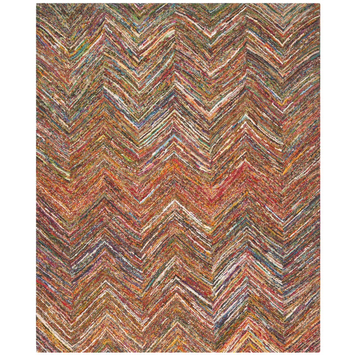 SAFAVIEH NAN141B Nantucket Red/Blue / Multi Image 1