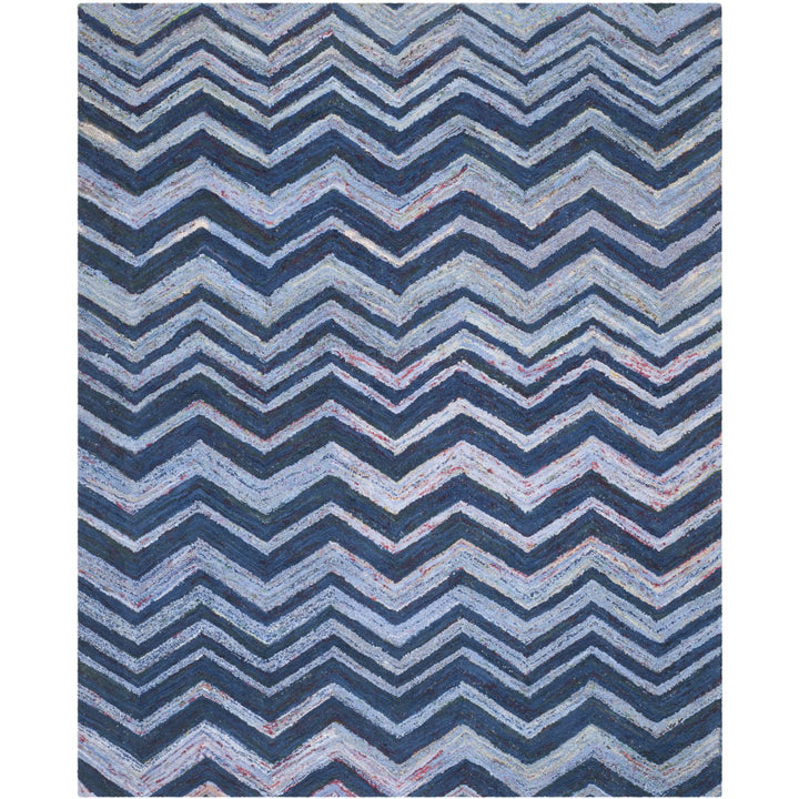 SAFAVIEH Nantucket NAN145A Handmade Blue / Multi Rug Image 1