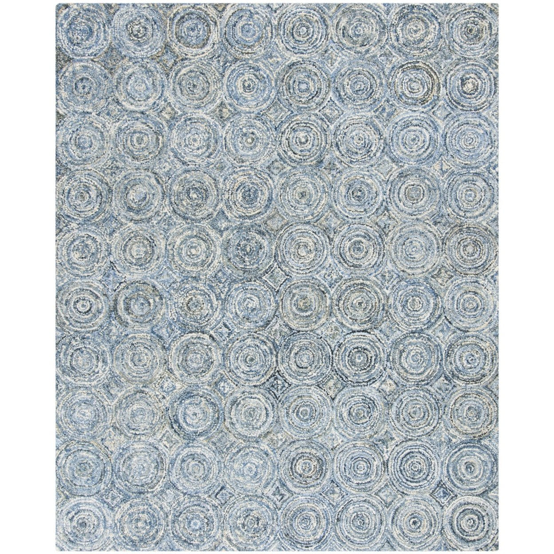 SAFAVIEH Nantucket Collection NAN214A Handmade Blue Rug Image 1