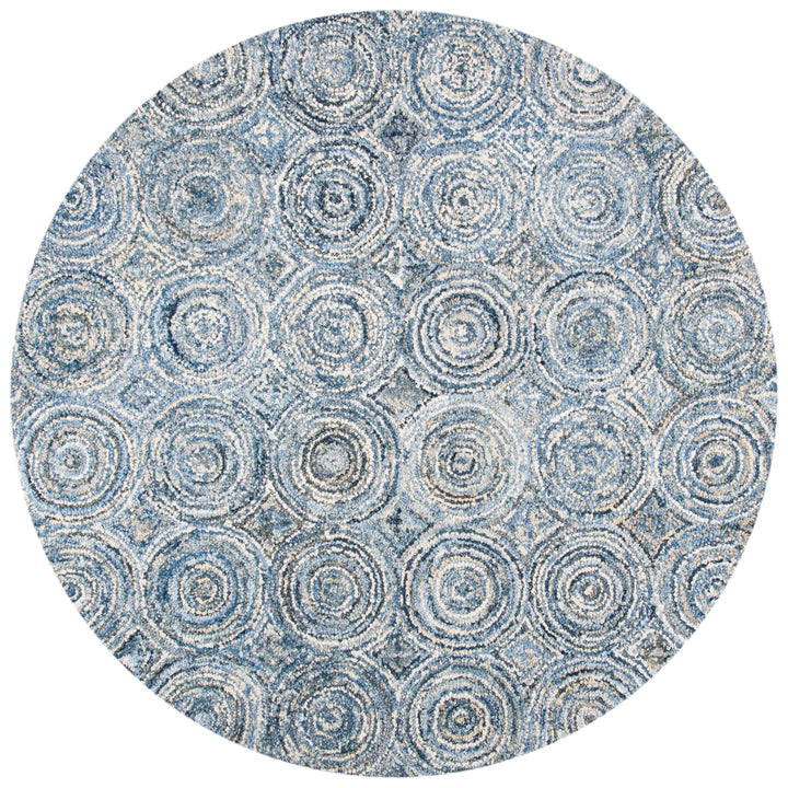 SAFAVIEH Nantucket Collection NAN214A Handmade Blue Rug Image 4