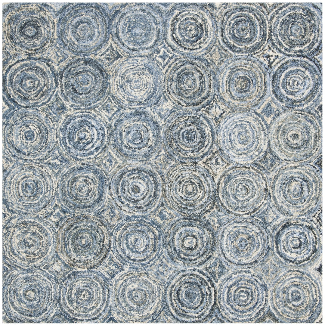 SAFAVIEH Nantucket Collection NAN214A Handmade Blue Rug Image 6