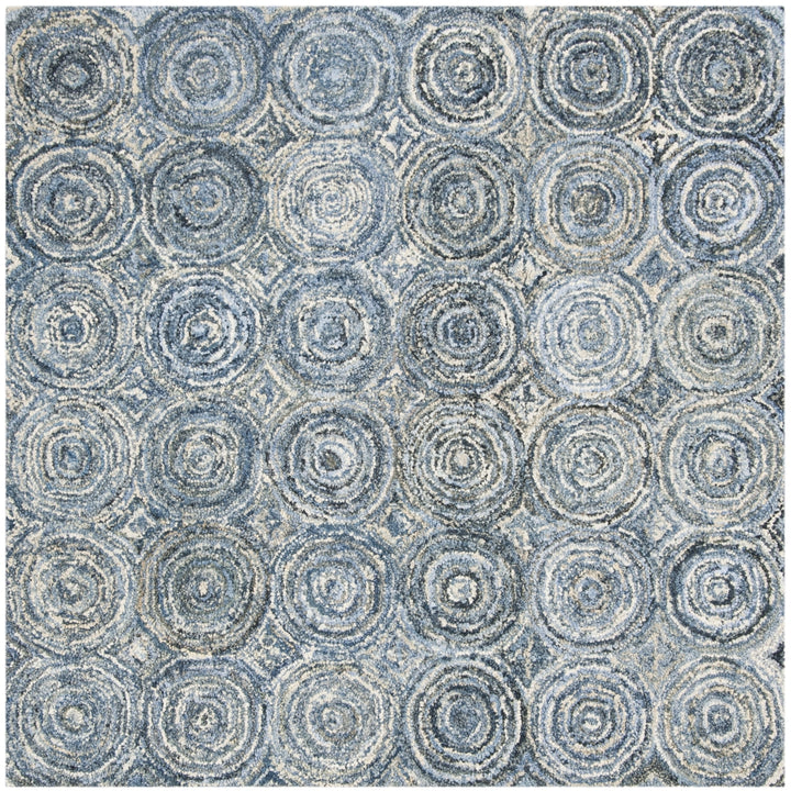 SAFAVIEH Nantucket Collection NAN214A Handmade Blue Rug Image 6