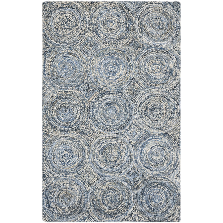 SAFAVIEH Nantucket Collection NAN214A Handmade Blue Rug Image 8