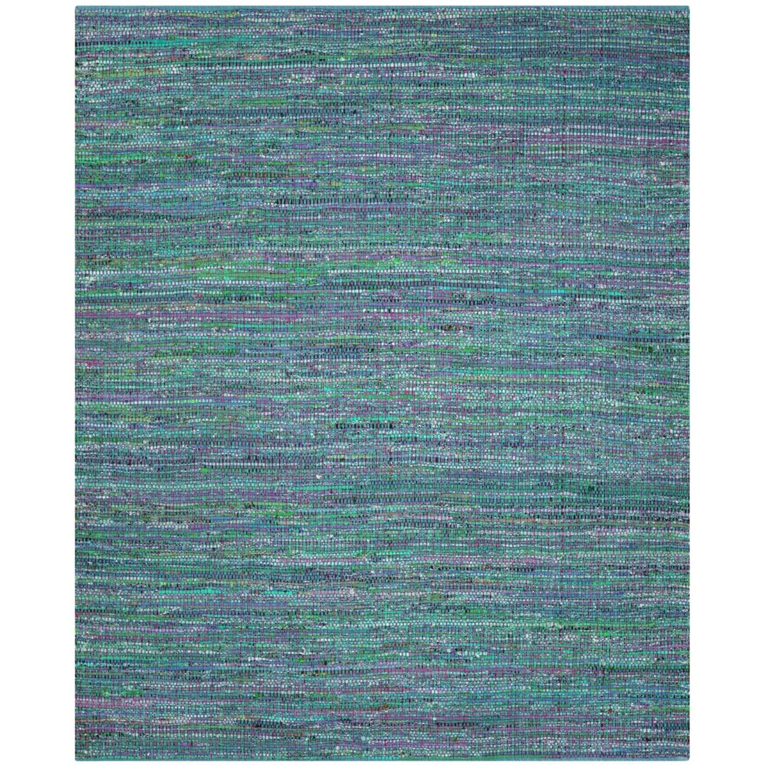 SAFAVIEH Nantucket Collection NAN220A Handmade Blue Rug Image 4