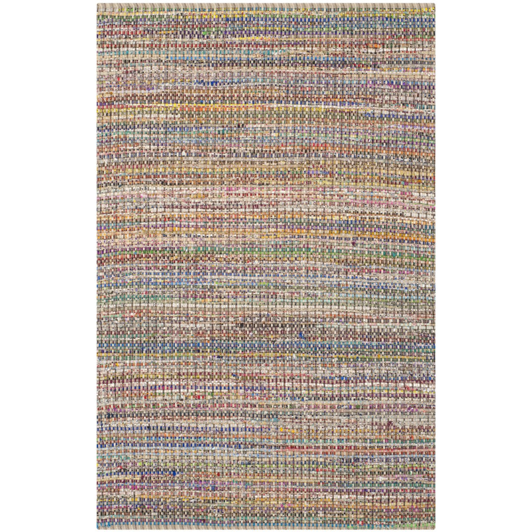 SAFAVIEH Nantucket Collection NAN220E Handmade Beige Rug Image 1