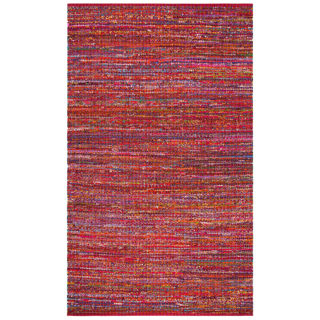 SAFAVIEH Nantucket Collection NAN220C Handmade Red Rug Image 6