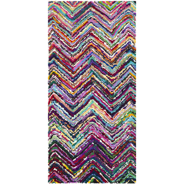 SAFAVIEH Nantucket Collection NAN311A Handmade Multi Rug Image 5