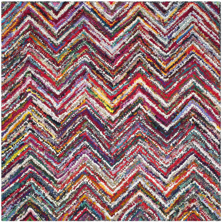 SAFAVIEH Nantucket Collection NAN311A Handmade Multi Rug Image 9